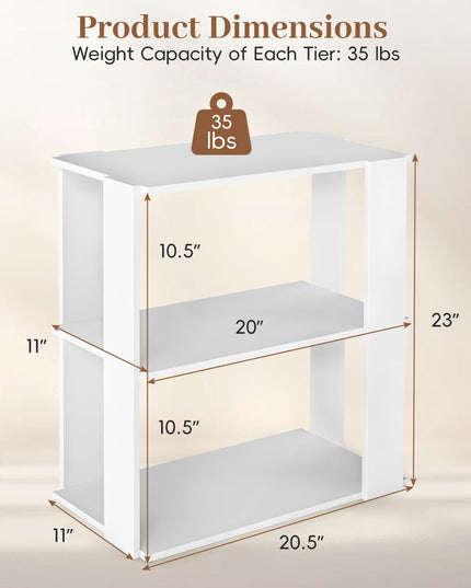 Giantex White Shoe Rack for Closet