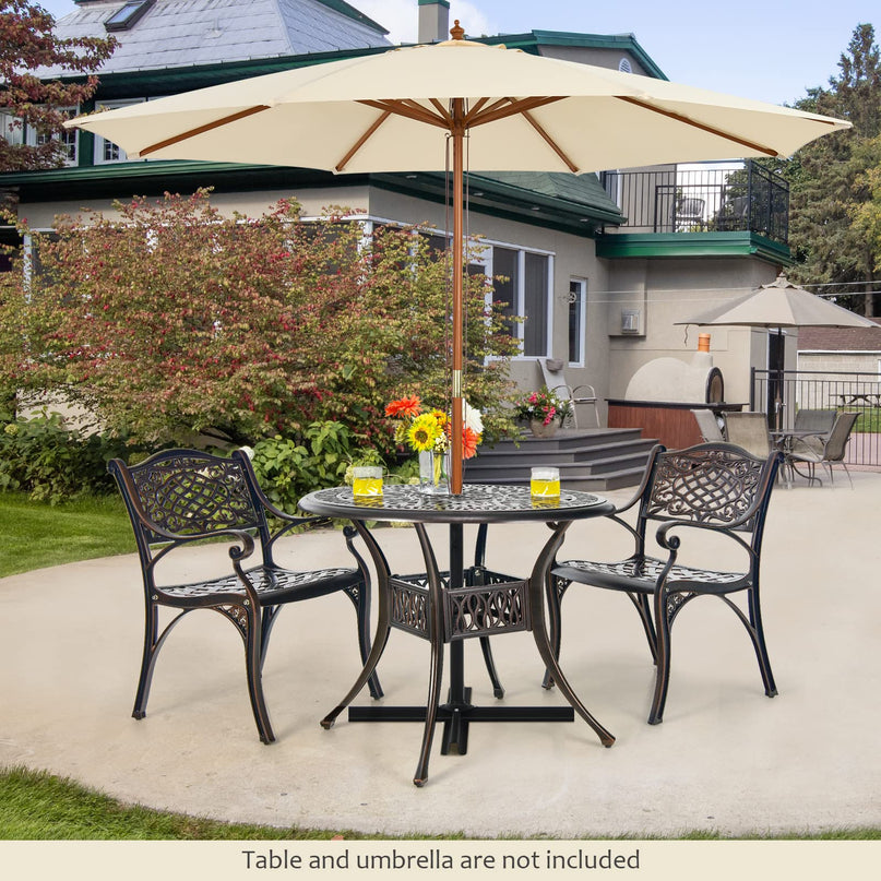 Giantex Patio Chairs, Outdoor Armchairs for Garden Deck Backyard Poolside