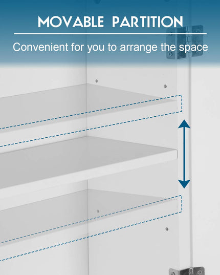 Giantex Over-The-Toilet Storage Spacesaver, Bathroom Organizer with Cabinet and Shelf