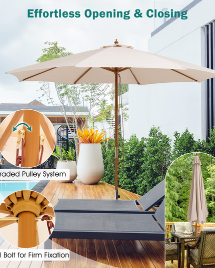Giantex 10FT Patio Umbrella