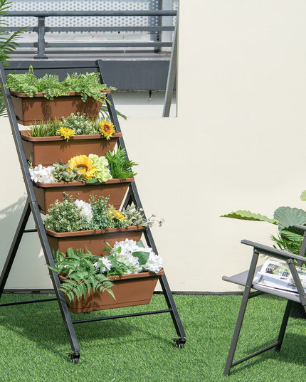 Giantex Vertical Planter Raised Bed on Wheels