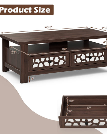 Giantex 3-Tier Coffee Table
