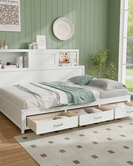 Giantex Daybed with 3 Storage Drawers