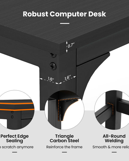 Giantex 48" Rolling Computer Desk