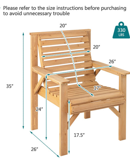 Giantex Outdoor Patio Dining Chairs