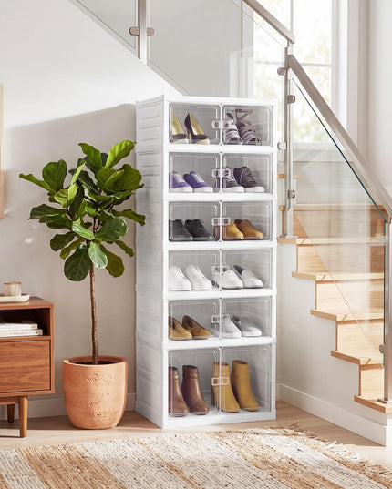 Giantex 6-Tier Foldable Shoe Rack Organizer