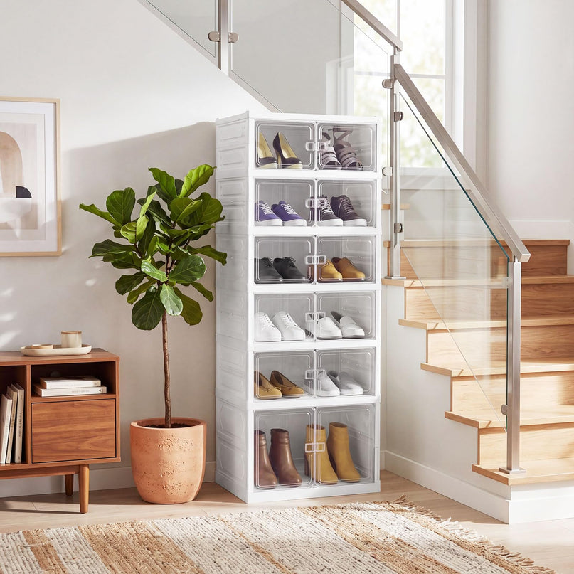 Giantex 6-Tier Foldable Shoe Rack Organizer
