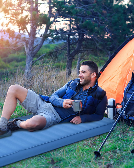 Lightweight Compact Air Mattress w/Carry Bag