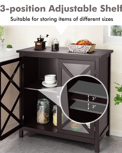 Giantex Buffet Cabinet with Storage, Kitchen Sideboard