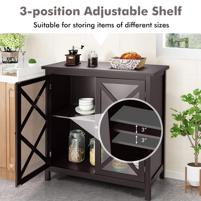 Giantex Buffet Cabinet with Storage, Kitchen Sideboard