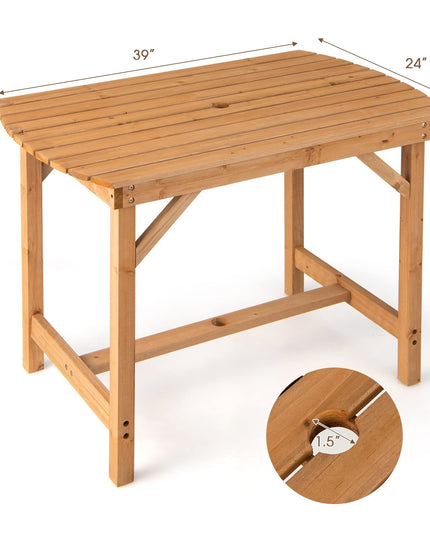 Giantex Patio Dining Table