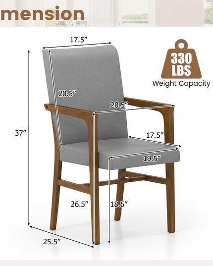 Giantex Mid Century Modern Dining Chairs Set of 2/4