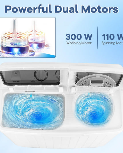 Giantex Portable Washing Machine, 20lbs Washer and Spinner Combo