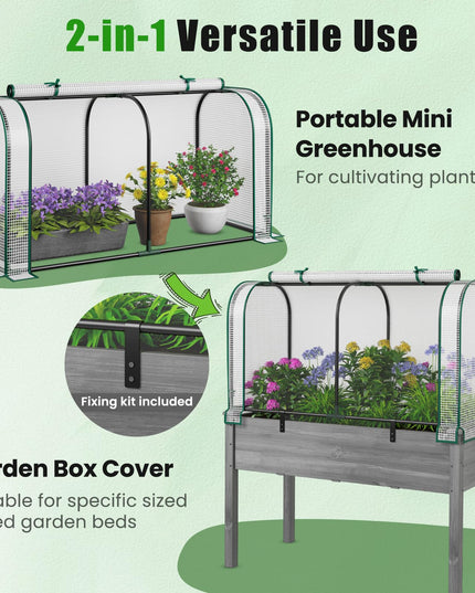 Giantex Raised Garden Bed with Cover