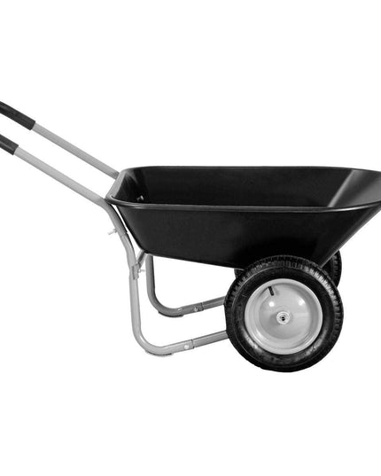 Giantex 2 Tire Wheelbarrow Yard Garden Cart 330Lbs Load Capacity