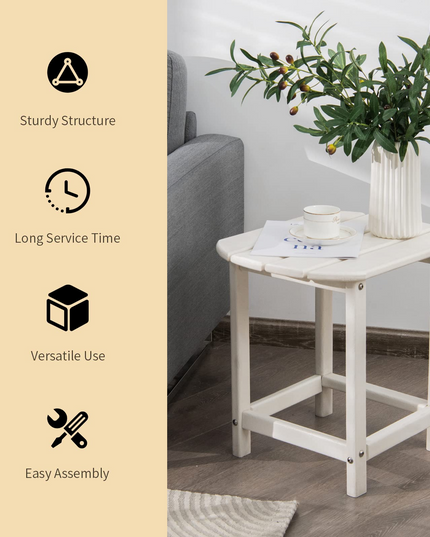 Side Table Outdoor Small Patio Table 18inch Adirondack Table