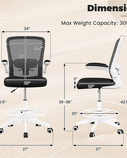 Drafting Chair High Back Office Chairs
