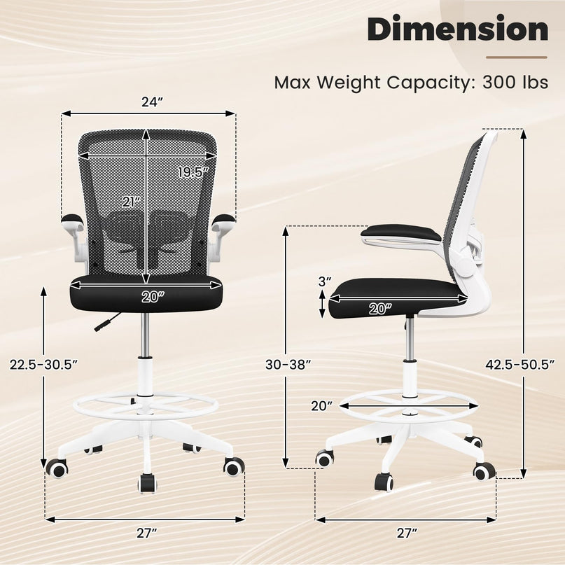 Drafting Chair High Back Office Chairs