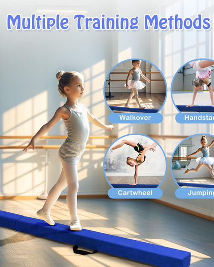 Giantex 9FT Balance Beam Folding Gymnastics Beam
