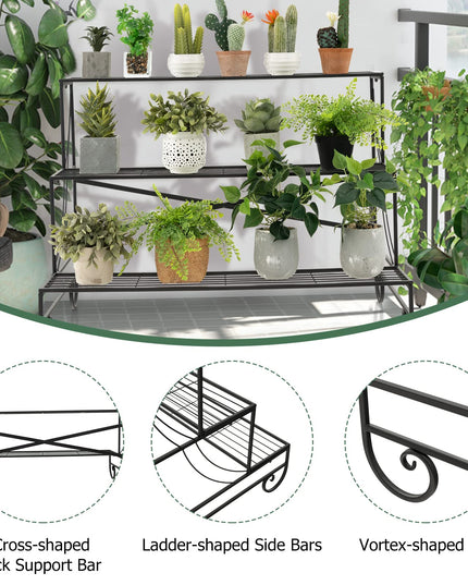 Giantex 3 Tier Metal Plant Stand