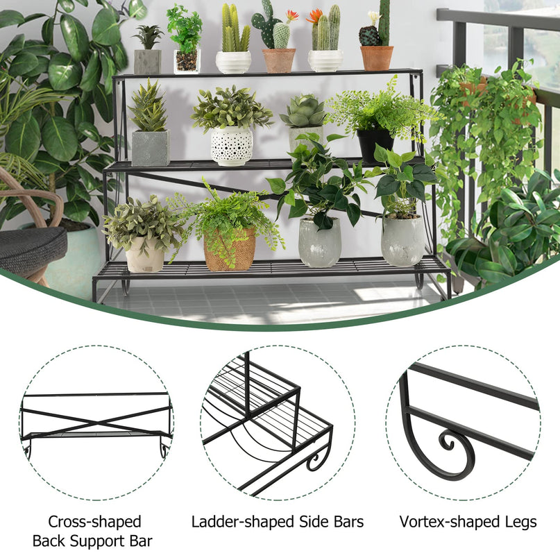 Giantex 3 Tier Metal Plant Stand