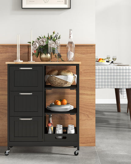 Giantex Kitchen Island Cart on Wheels