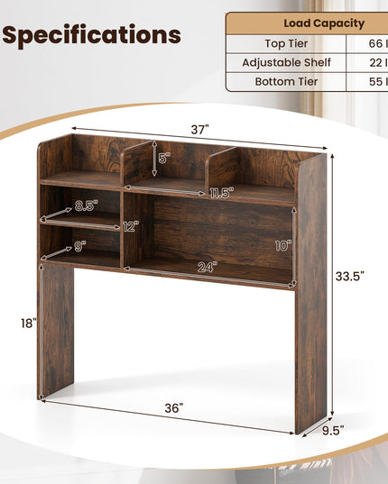 Giantex Desktop Bookshelf for Home Office