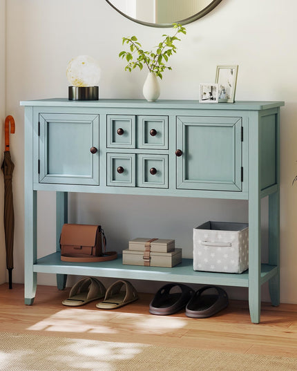 Giantex Sideboard Buffet Cabinet with Storage, 42’’ Wood Credenza