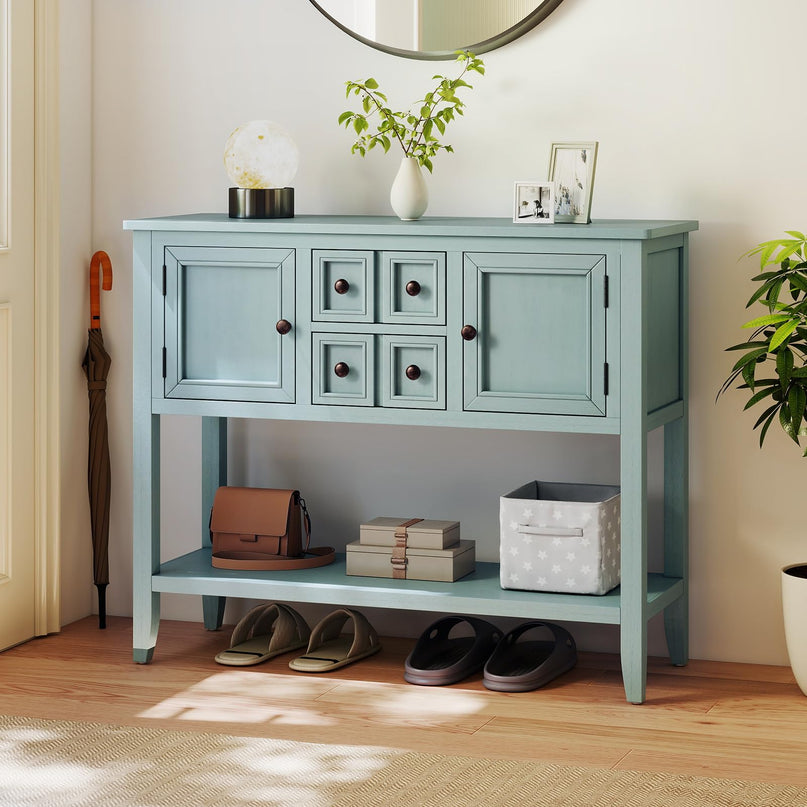 Giantex Sideboard Buffet Cabinet with Storage, 42’’ Wood Credenza