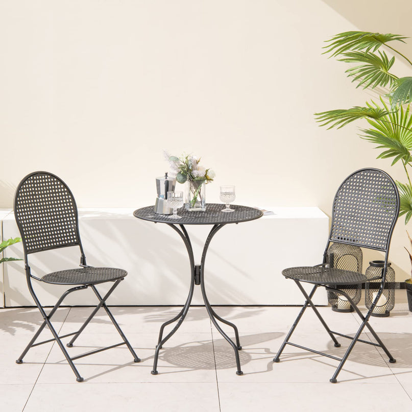 Giantex 3 Pieces Patio Bistro Set