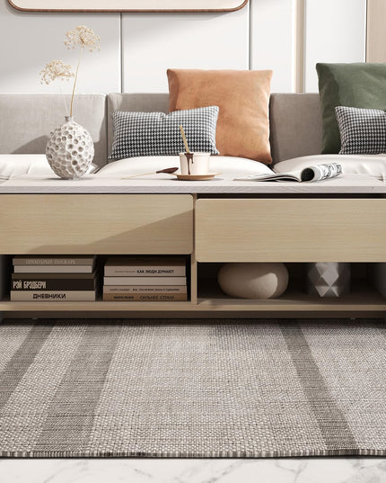 Giantex 43 Inch Modern Rectangle Coffee Table with Storage Drawers