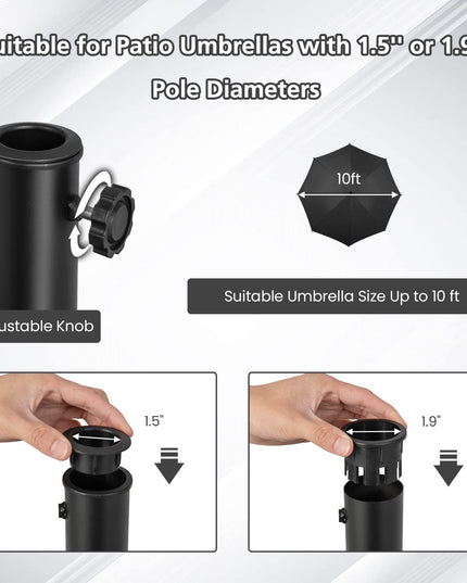 Giantex Umbrella Base with Wheels
