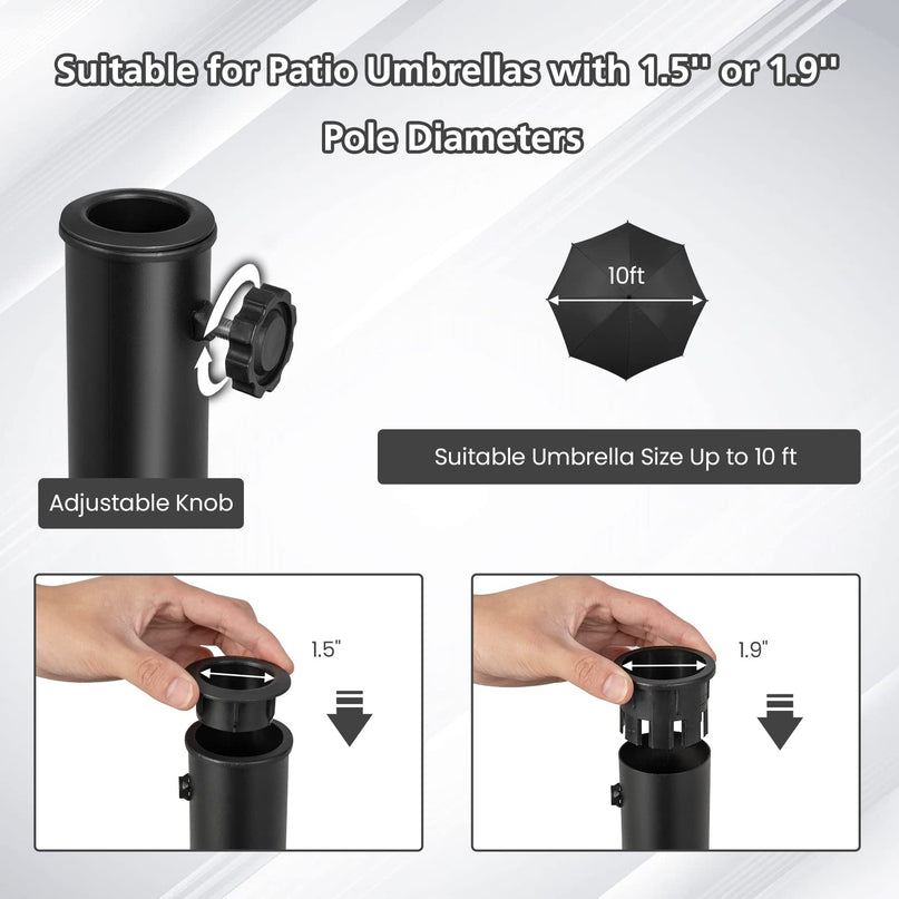 Giantex Umbrella Base with Wheels