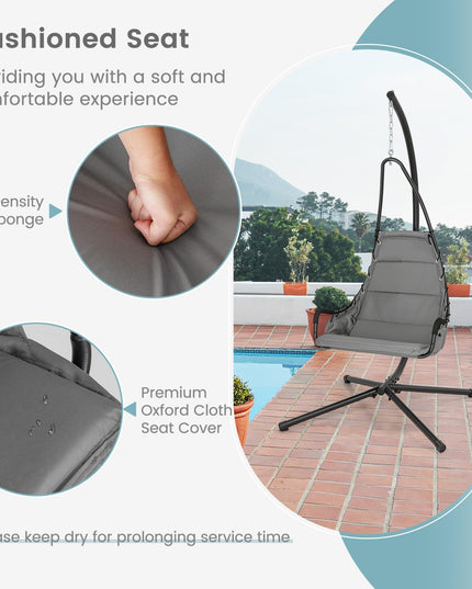 Giantex Hanging Chair with Stand