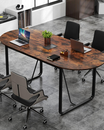 Giantex 71" Conference Table with Cable Management Grommet