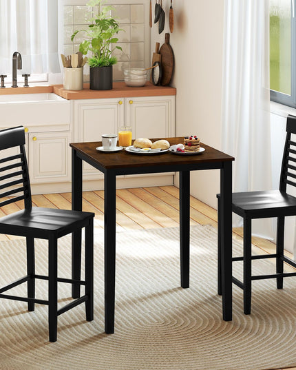 Giantex Ensemble table et 4 chaises de salle à manger 5 pièces
