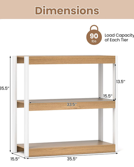 Giantex 3 Tier Bookshelf