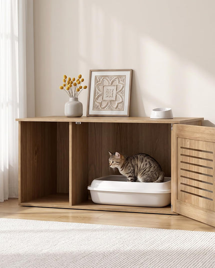 GIANTEX 31.5" Wooden Cat Litter Box Enclosure