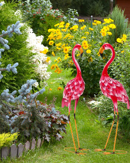 Giantex Flamingo Garden Statues Set of 2