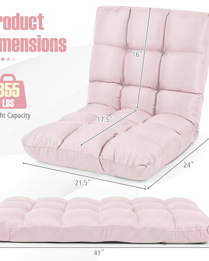 Giantex Floor Sofa Chair with 14 Adjustable Position for Meditation