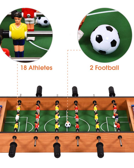 Giantex Multi Game Table, 2 in 1 Combo Mini Game Table Top w/ Soccer