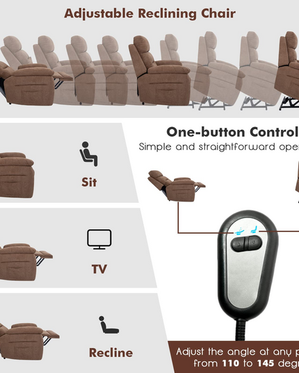 Giantex Power Lift Recliner Chairs for Elderly