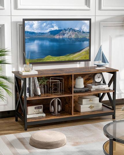 Giantex TV Stands for Living Room - 3-Tier Media Console Table with Storage Shelves