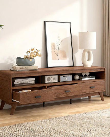 Giantex TV Stand for 60-70 Inch TV with 3 Storage Drawers