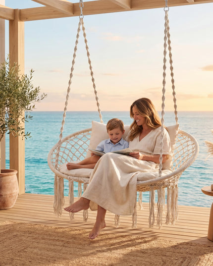 Giantex Double Hammock Chair with Cushions