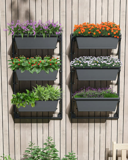 Giantex Vertical Raised Garden Bed, Hanging & Wall-Mounted Planter Garden Boxes