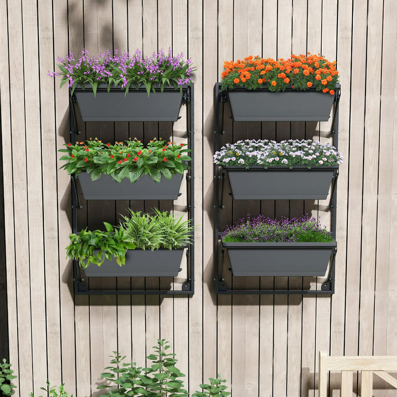 Giantex Vertical Raised Garden Bed, Hanging & Wall-Mounted Planter Garden Boxes