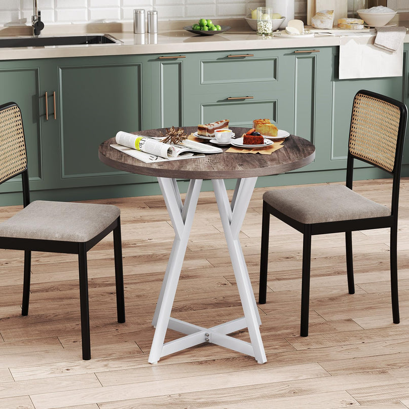 Giantex 31.5" Small Round Dining Table for 2-4 | Load 220Lbs