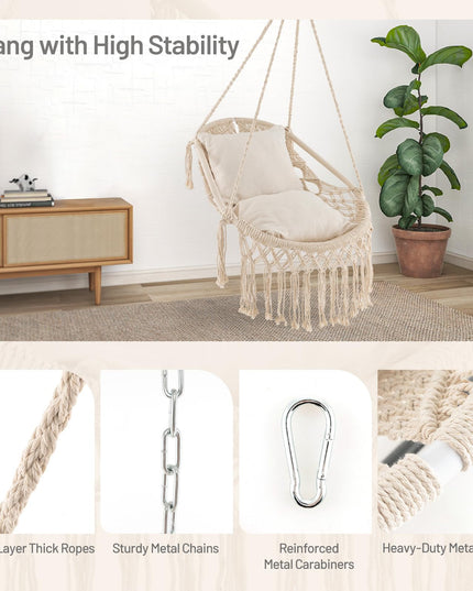 Giantex Macrame Swing Chair