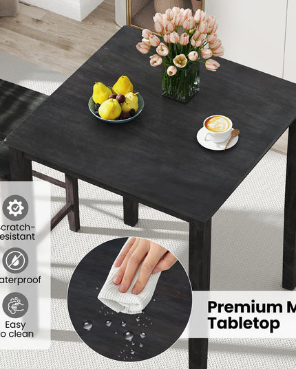 Giantex 3-Piece Dining Table Set for 2 for Small Place